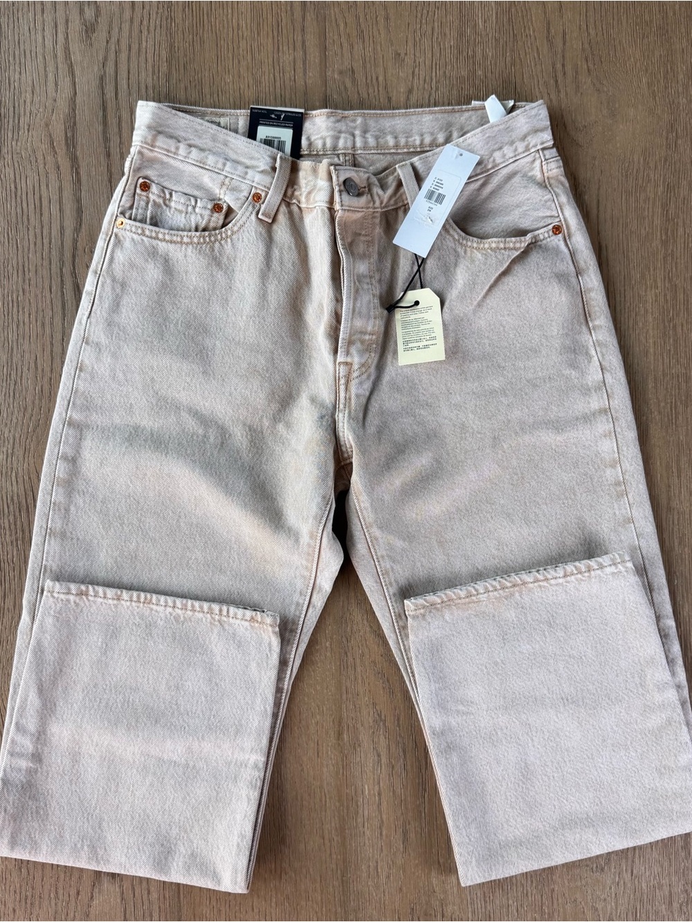 Levi’s 501 Women's 90’s Ankle Jeans in Faded Beige